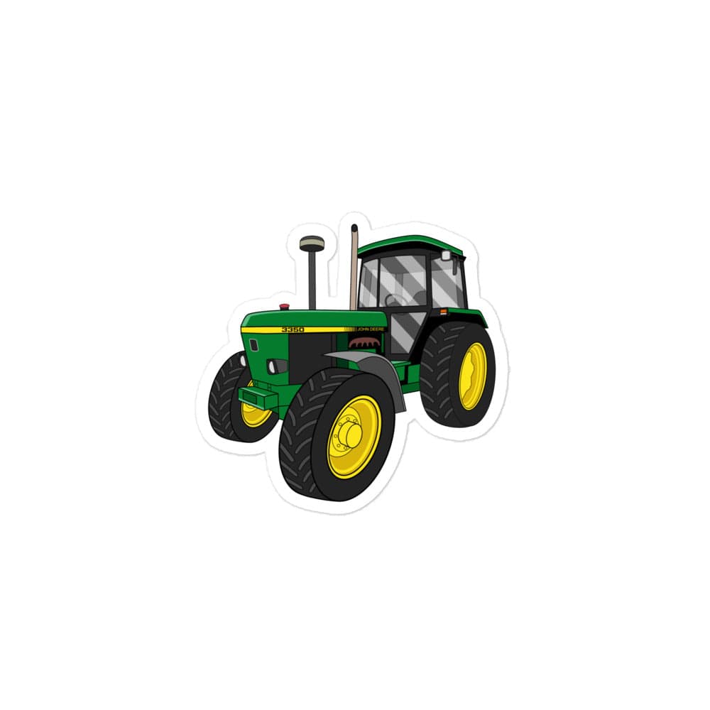 The Tractor Mugs Store 3″×3″ John Deere 3350 4WD | Bubble-free stickers Quality Farmers Merch