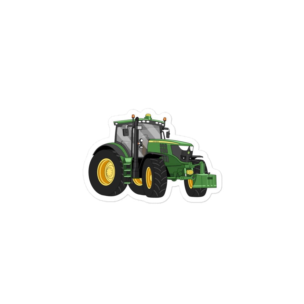 The Tractor Mugs Store 3″×3″ John Deere 6210 R | Bubble-free stickers Quality Farmers Merch