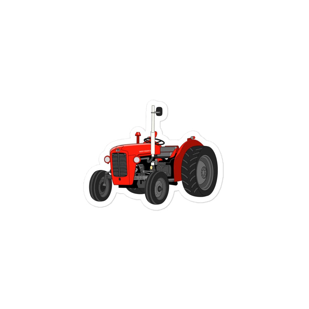 The Tractor Mugs Store 3″×3″ Massey Ferguson 35X | Bubble-free stickers Quality Farmers Merch