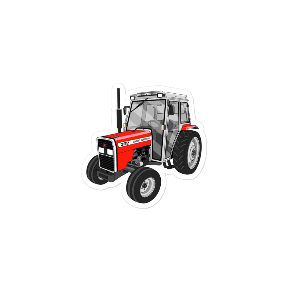 The Tractor Mugs Store 3″×3″ Massey Ferguson 362 | Bubble-free stickers Quality Farmers Merch