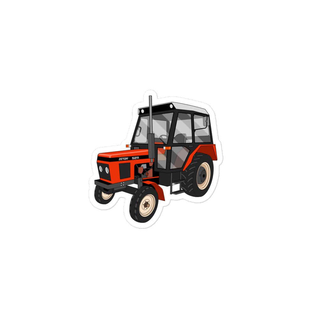 The Tractor Mugs Store 3″×3″ Zetor 5211 | Bubble-free stickers Quality Farmers Merch