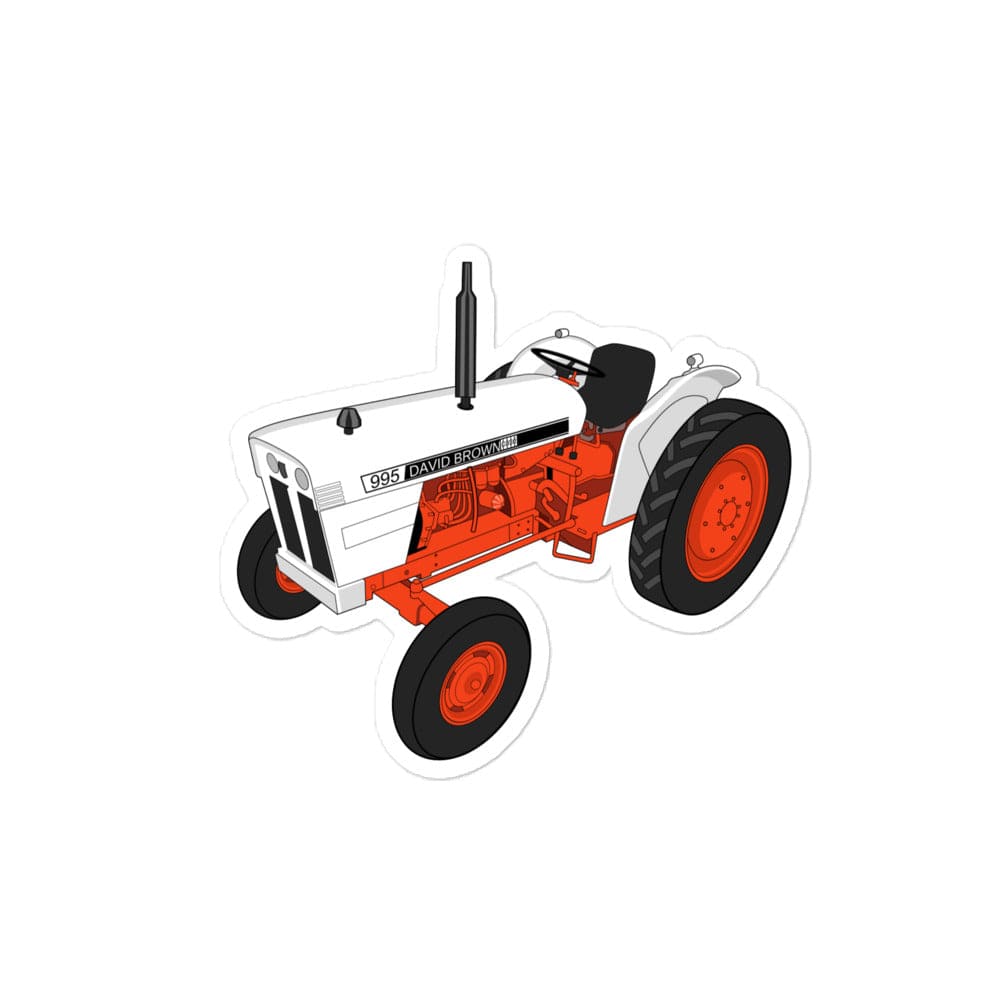 The Tractor Mugs Store 4″×4″ Case David Brown 995 (1973) | Bubble-free stickers Quality Farmers Merch