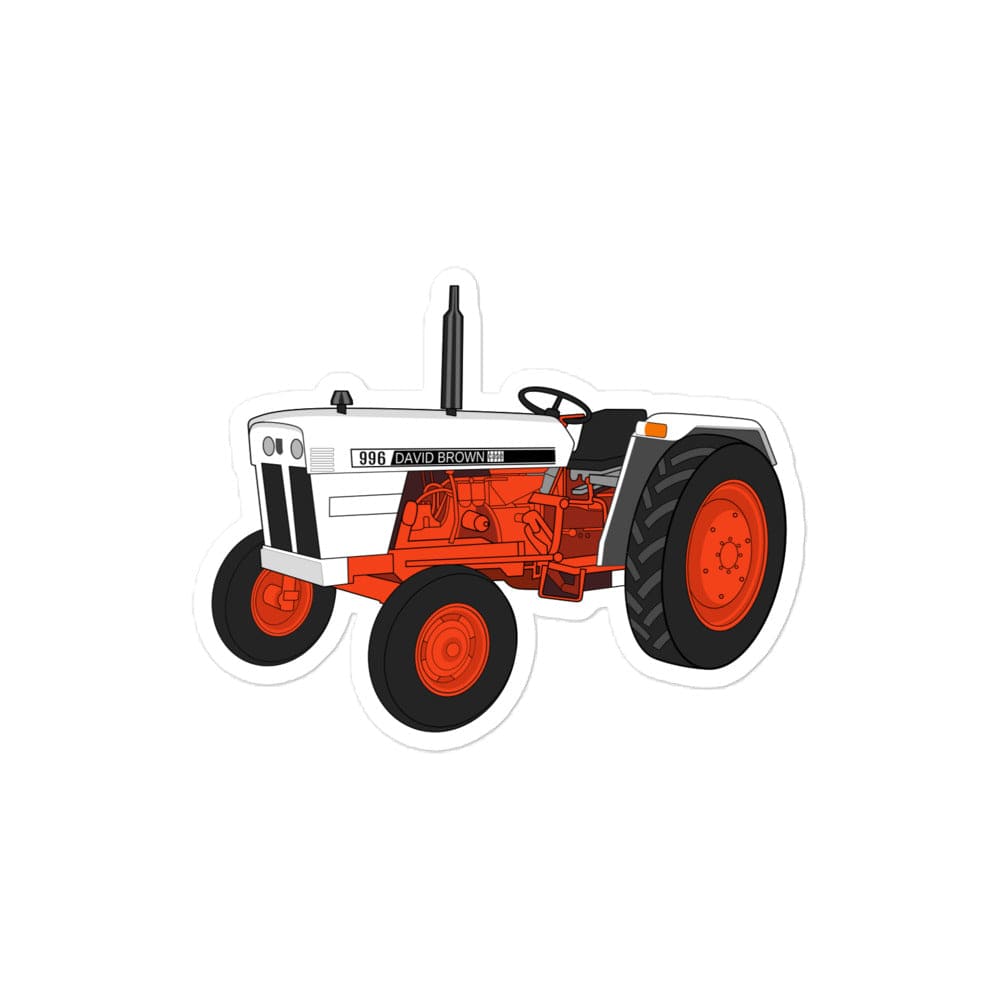 The Tractor Mugs Store 4″×4″ Case David Brown 996 (1974) | Bubble-free stickers Quality Farmers Merch