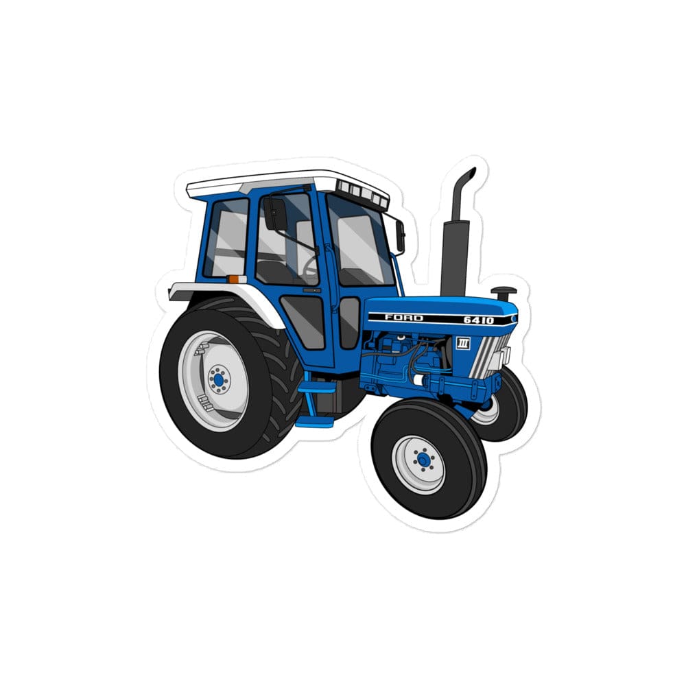 The Tractor Mugs Store 4″×4″ Ford 6410 2WD | Bubble-free stickers Quality Farmers Merch