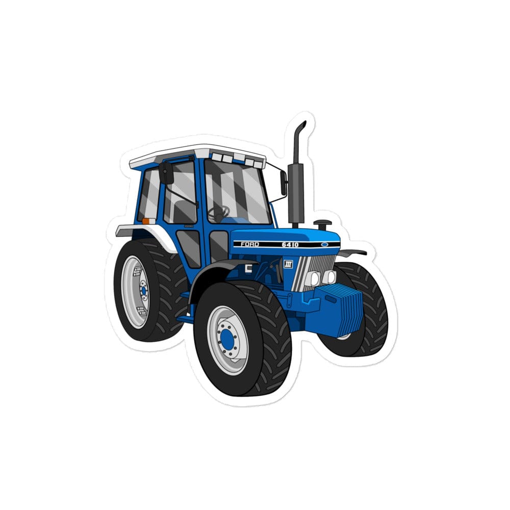 The Tractor Mugs Store 4″×4″ Ford 6410 4WD | Bubble-free stickers Quality Farmers Merch