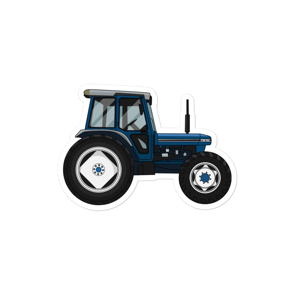 The Tractor Mugs Store 4″×4″ Ford 7810 | Bubble-free stickers Quality Farmers Merch