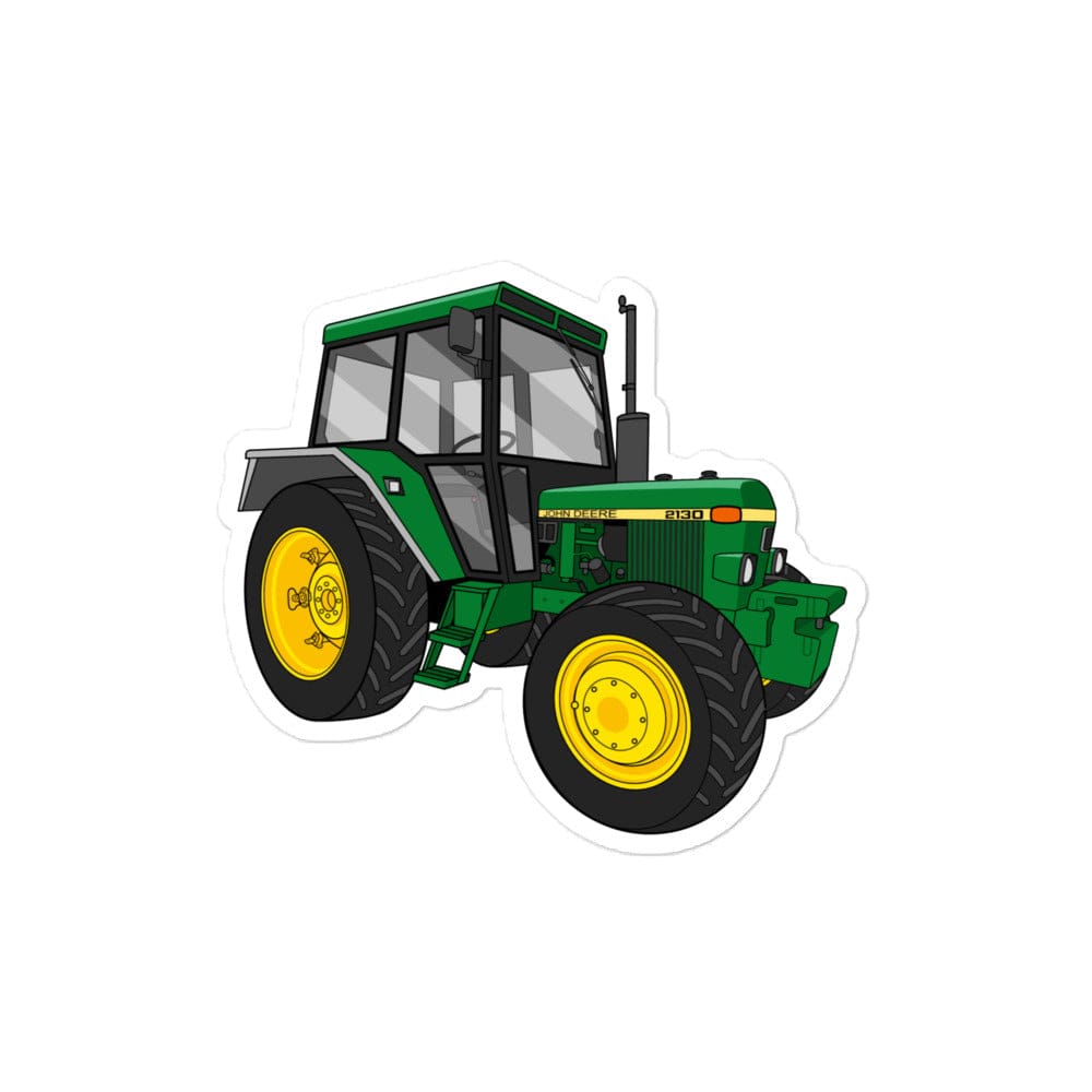The Tractor Mugs Store 4″×4″ John Deere 2130 | Bubble-free stickers Quality Farmers Merch