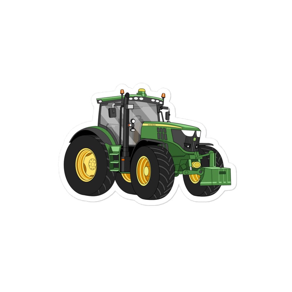 The Tractor Mugs Store 4″×4″ John Deere 6125 R | Bubble-free stickers Quality Farmers Merch