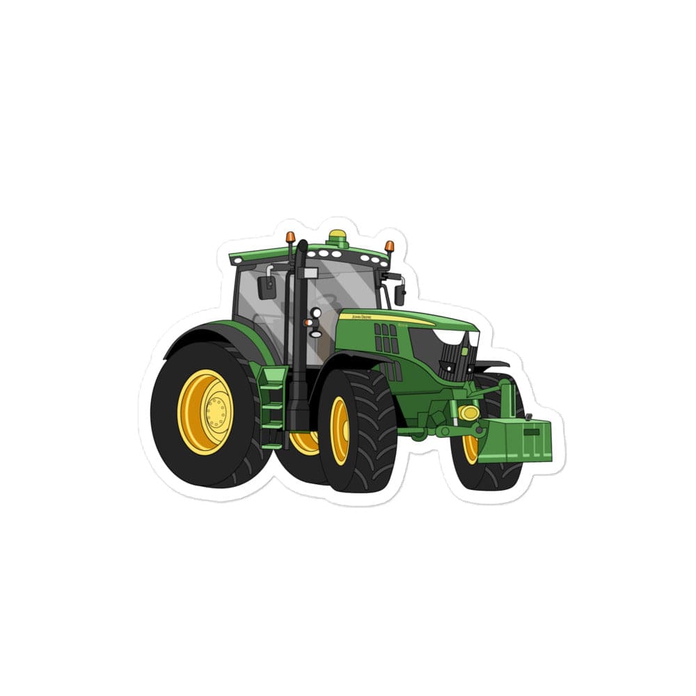 The Tractor Mugs Store 4″×4″ John Deere 6210 R | Bubble-free stickers Quality Farmers Merch