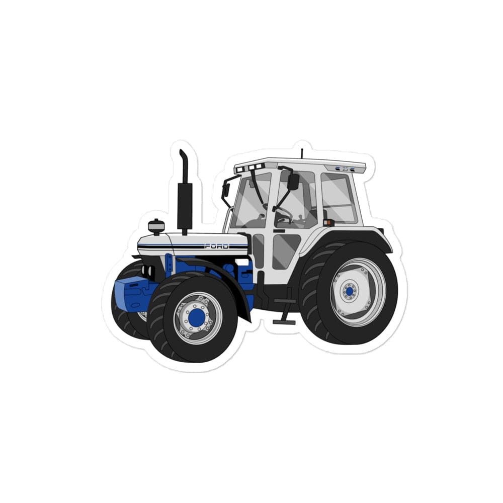 The Tractor Mugs Store 4″×4″ Jubilee Edition Silver Tractor | Bubble-free stickers Quality Farmers Merch