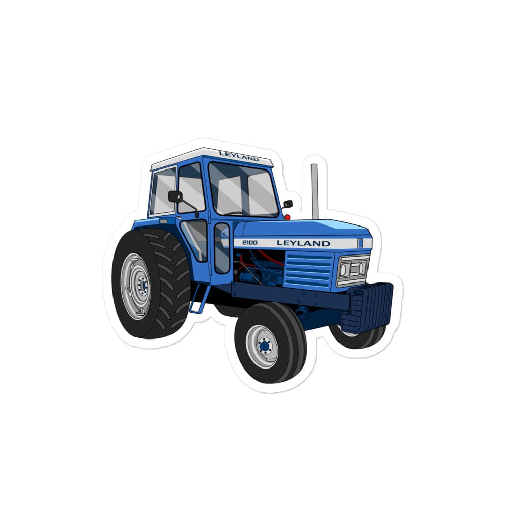 The Tractor Mugs Store 4″×4″ Leyland 2100 | Bubble-free stickers Quality Farmers Merch