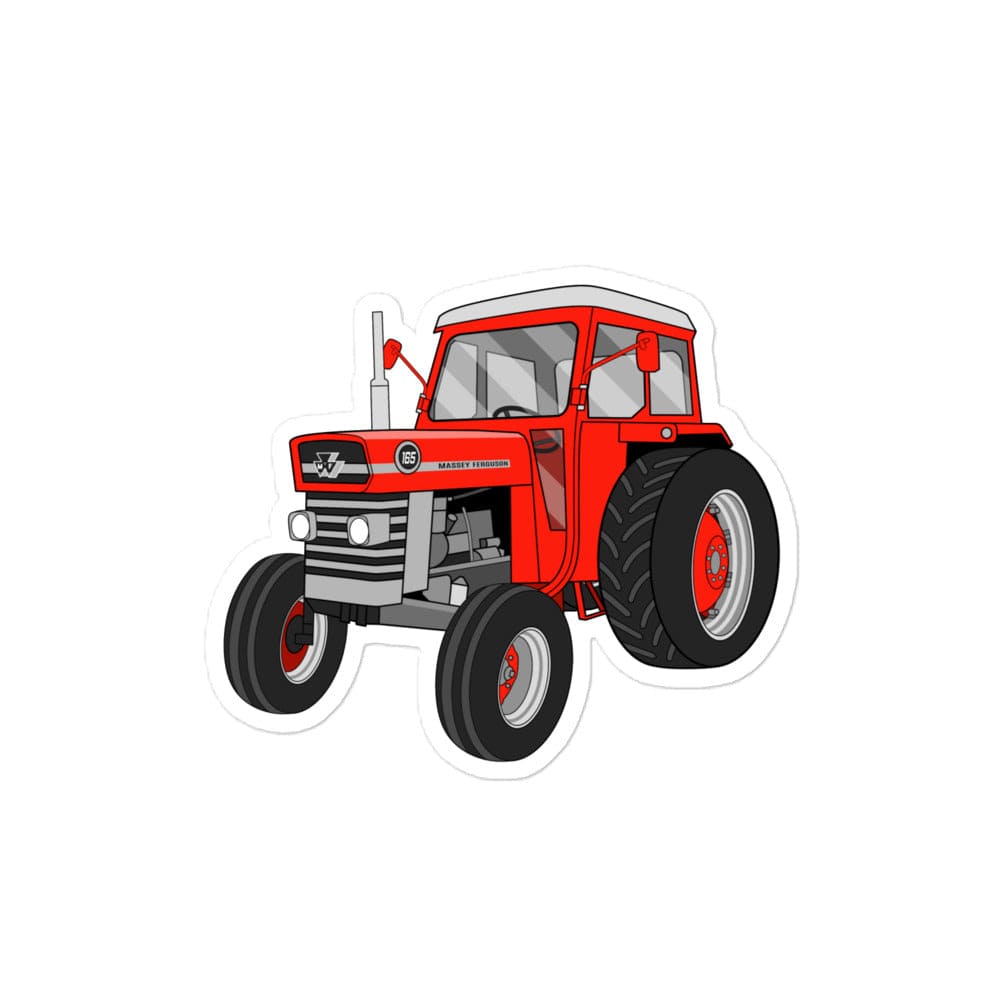 The Tractor Mugs Store 4″×4″ Massey Ferguson 165 | Bubble-free stickers Quality Farmers Merch