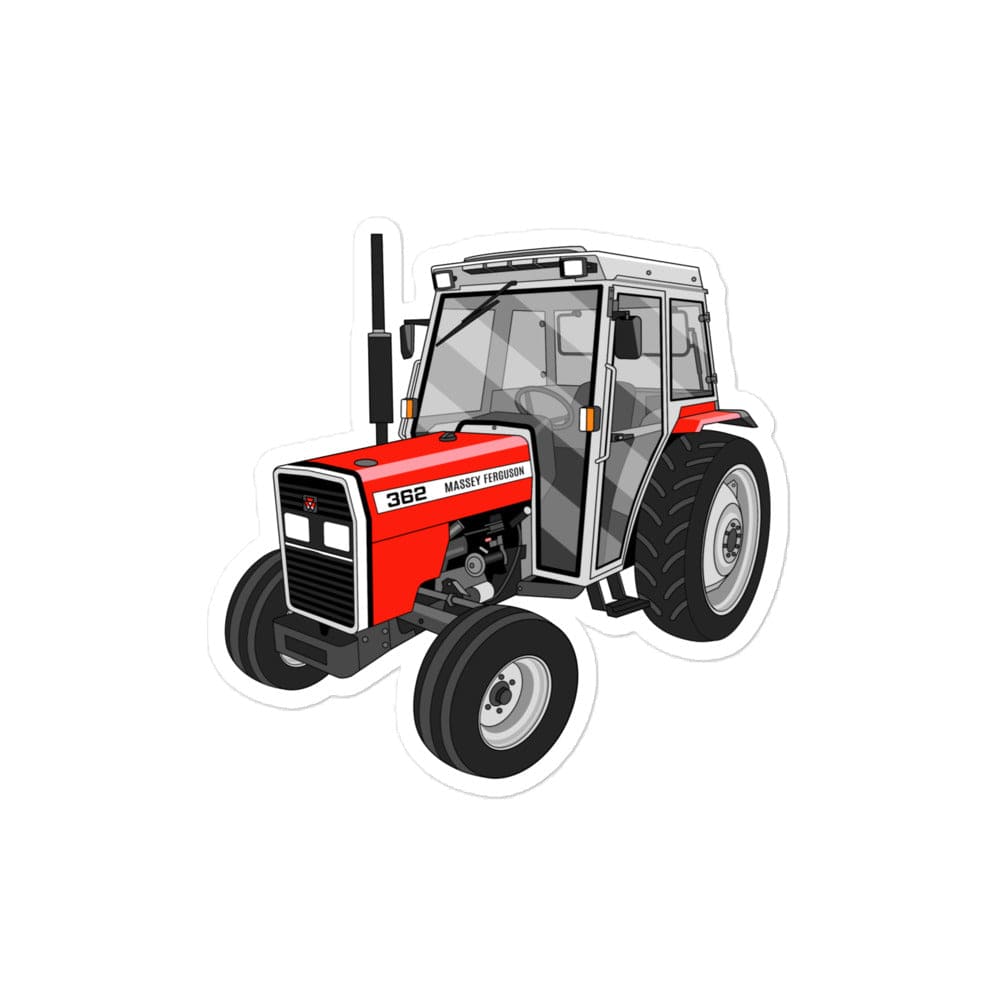 The Tractor Mugs Store 4″×4″ Massey Ferguson 362 | Bubble-free stickers Quality Farmers Merch