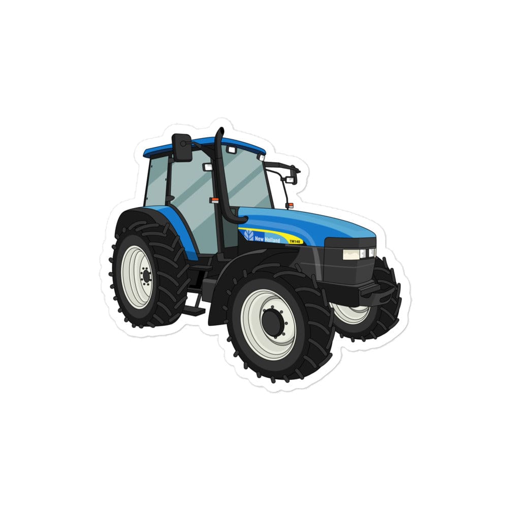 The Tractor Mugs Store 4″×4″ New Holland TM 140 | Bubble-free stickers Quality Farmers Merch