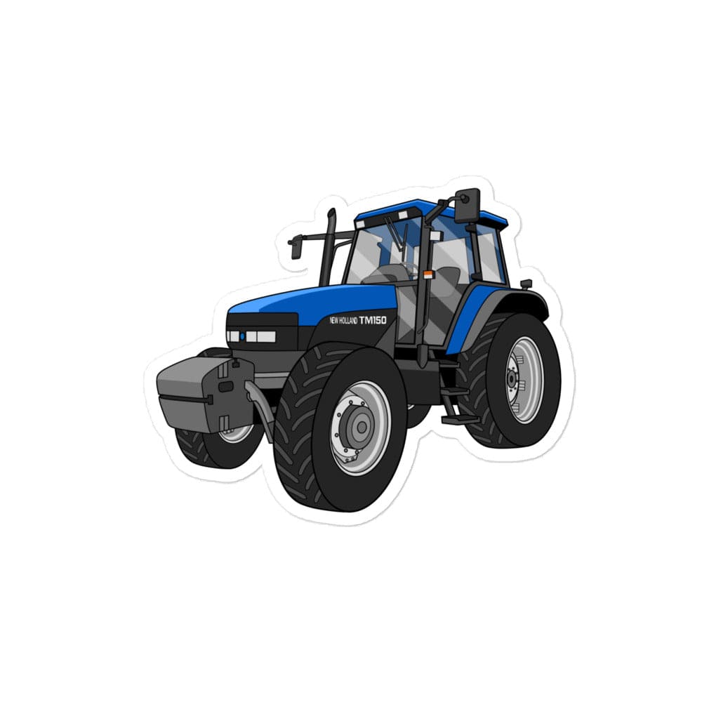 The Tractor Mugs Store 4″×4″ New Holland TM 150 Super Steer | Bubble-free stickers Quality Farmers Merch