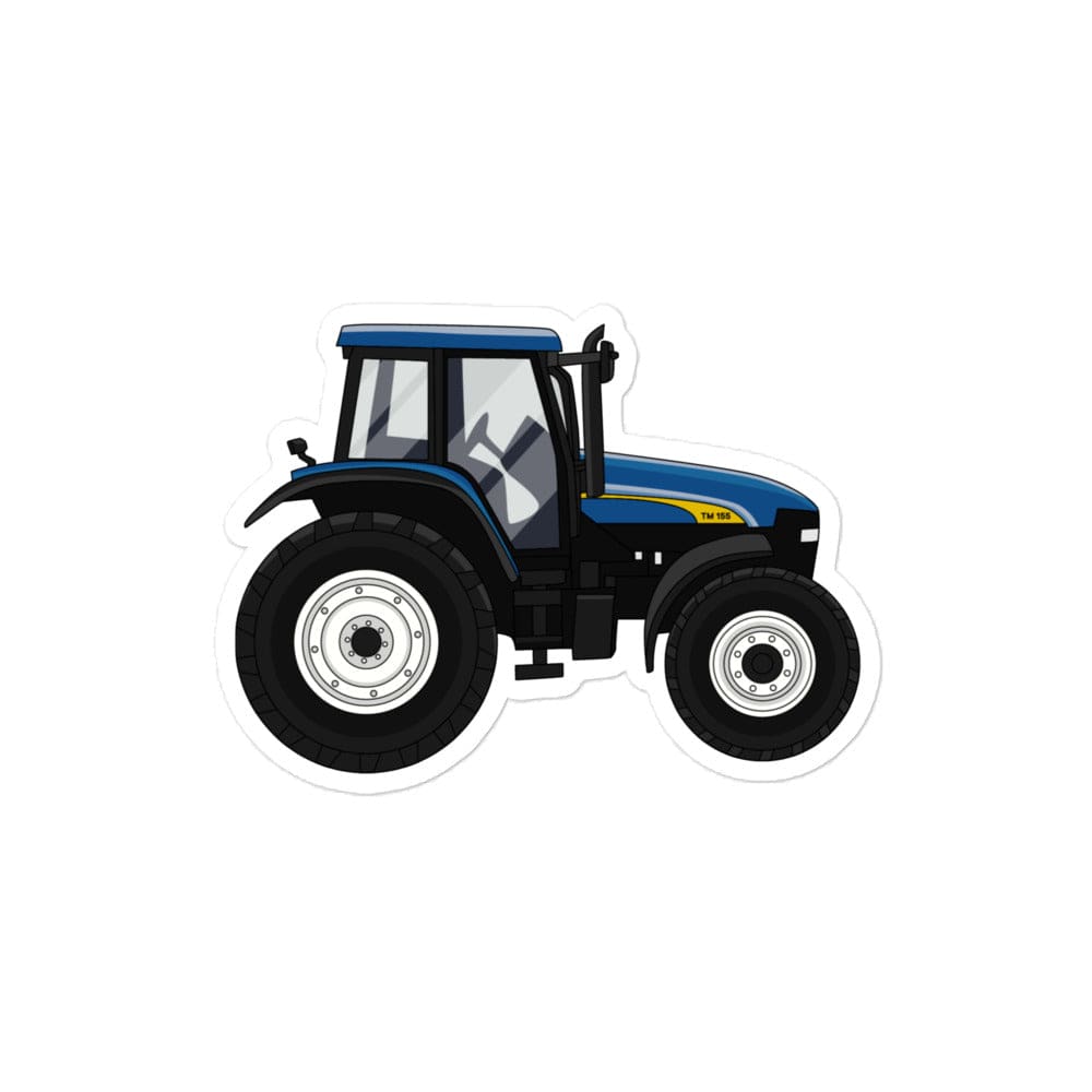 The Tractor Mugs Store 4″×4″ New Holland TM 155 | Bubble-free stickers Quality Farmers Merch
