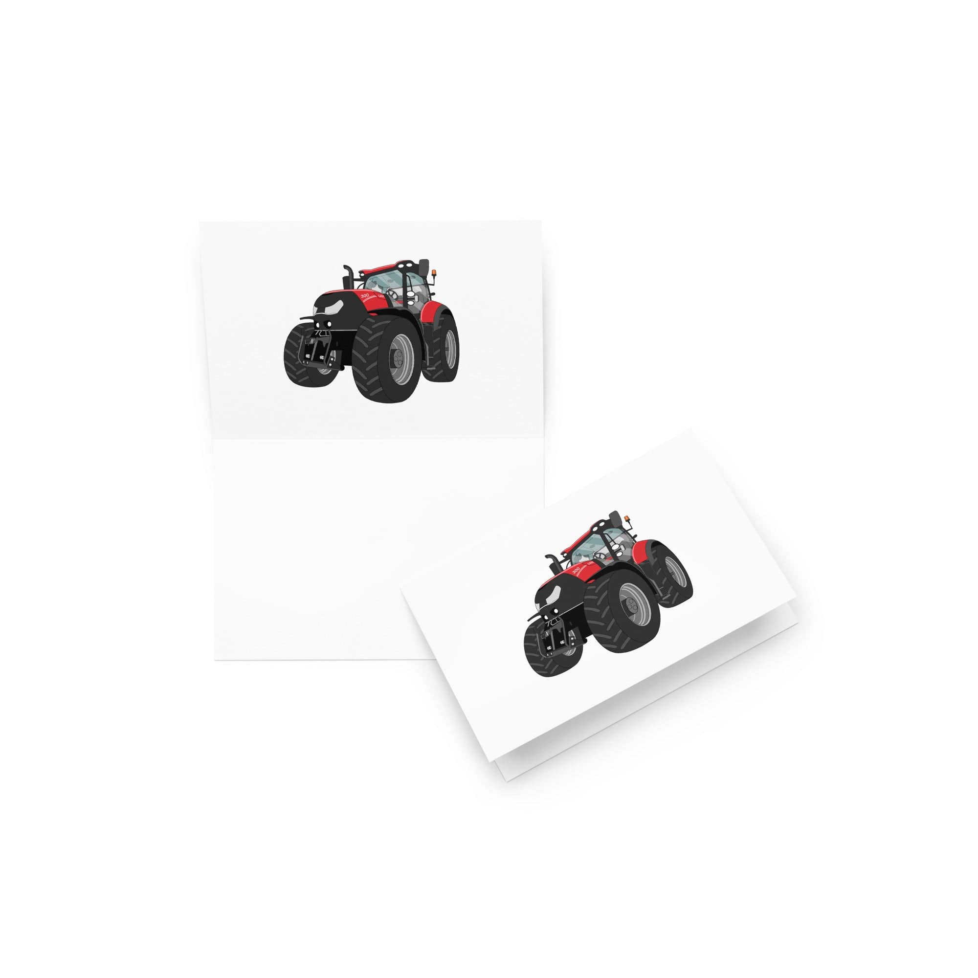 The Tractor Mugs Store 4″×6″ Case IH Optum 300 CVX | Greeting card Quality Farmers Merch