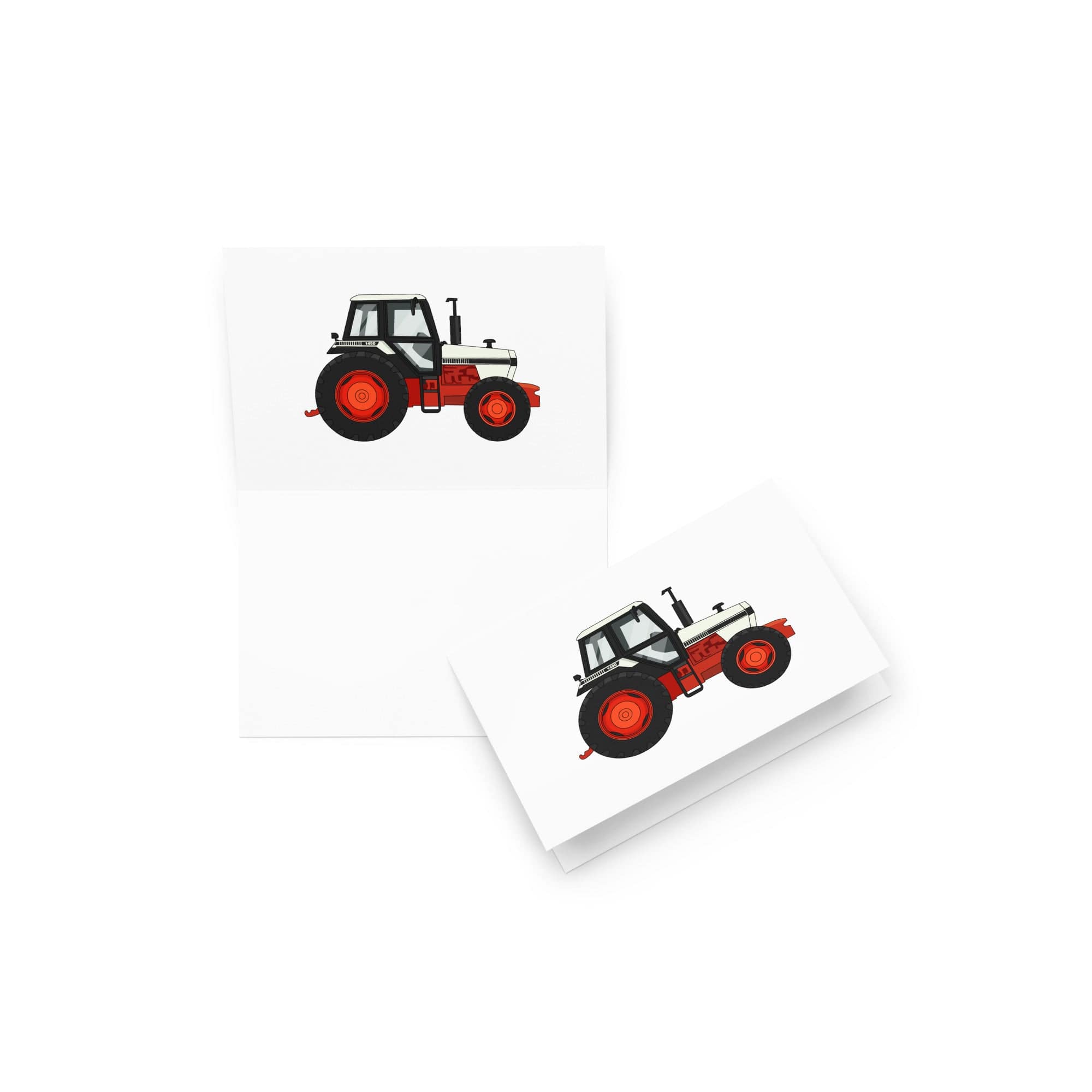 The Tractor Mugs Store 4″×6″ David Brown 1490 4WD | Greeting card Quality Farmers Merch