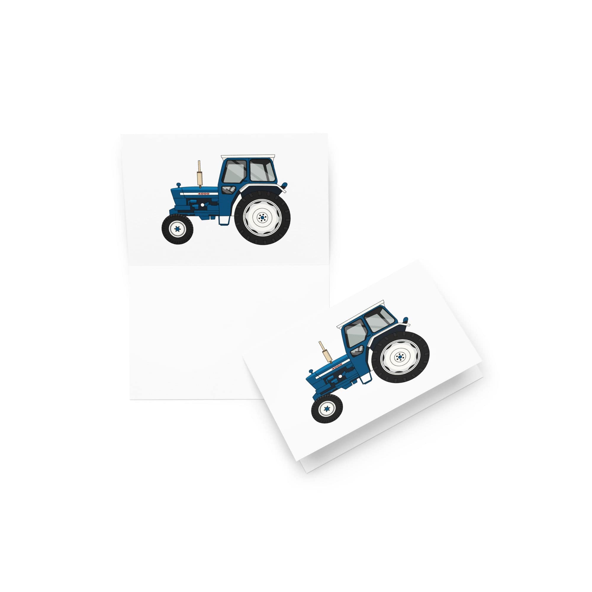 The Tractor Mugs Store 4″×6″ Ford 4000 | Greeting card Quality Farmers Merch