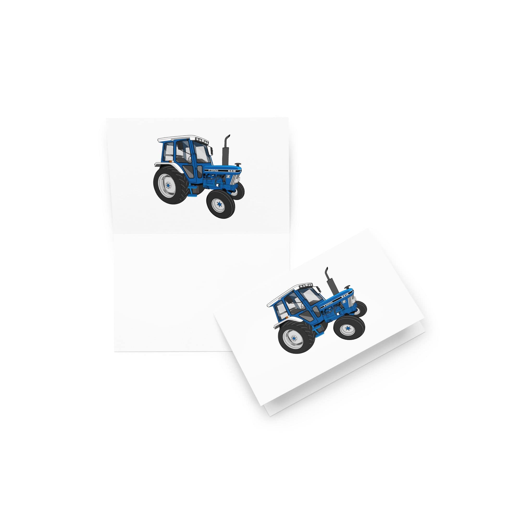 The Tractor Mugs Store 4″×6″ Ford 6410 2WD | Greeting card Quality Farmers Merch