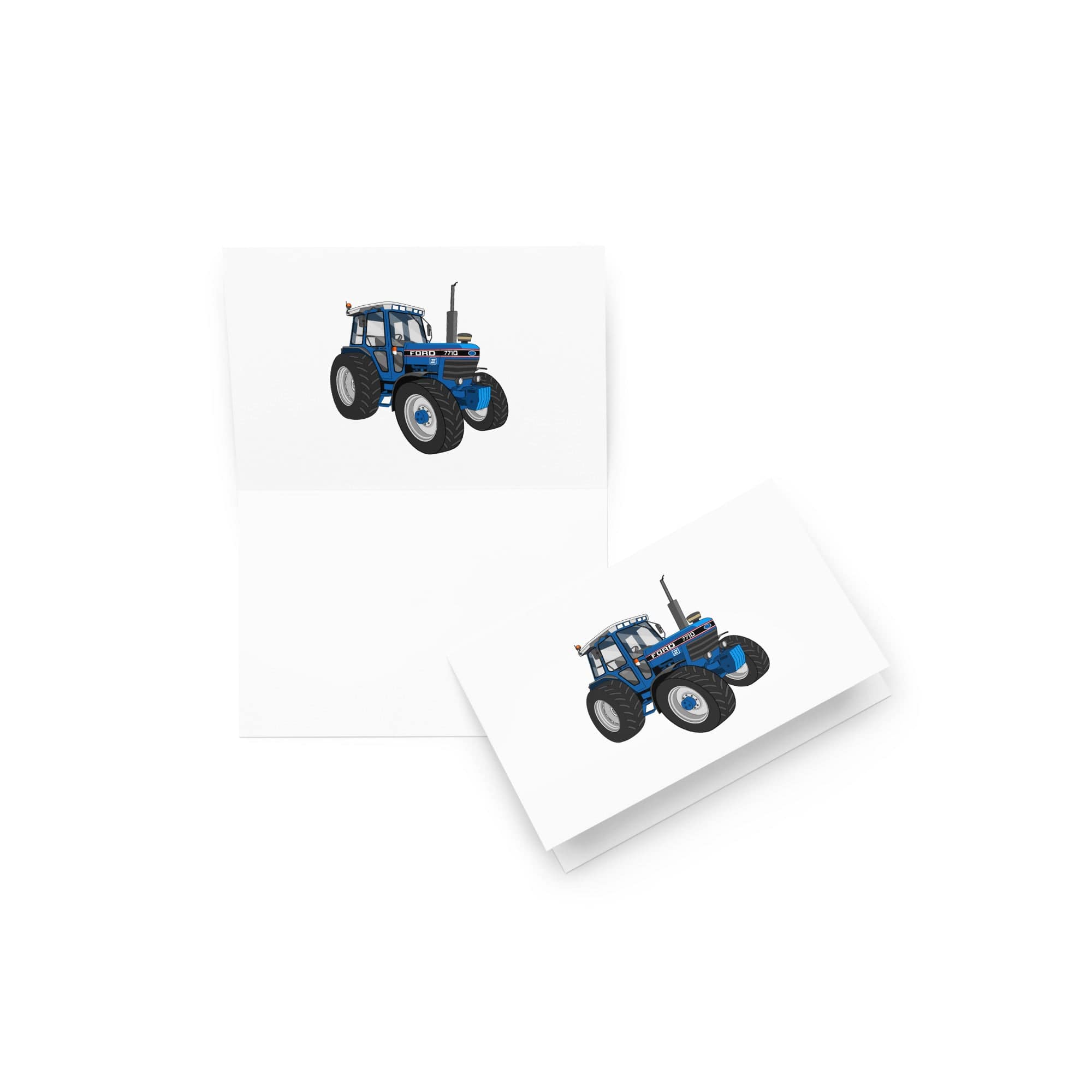 The Tractor Mugs Store 4″×6″ Ford 7710 | Greeting card Quality Farmers Merch