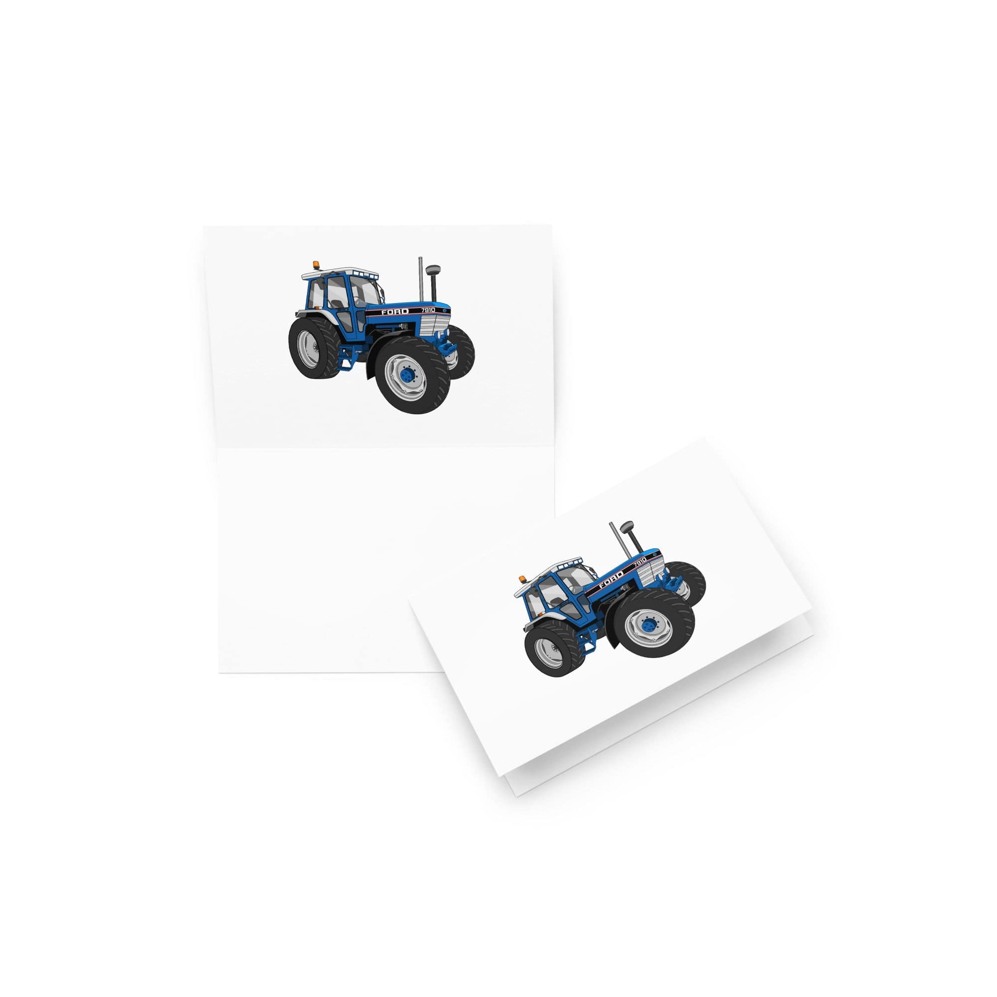 The Tractor Mugs Store 4″×6″ Ford 7910 | Greeting card Quality Farmers Merch