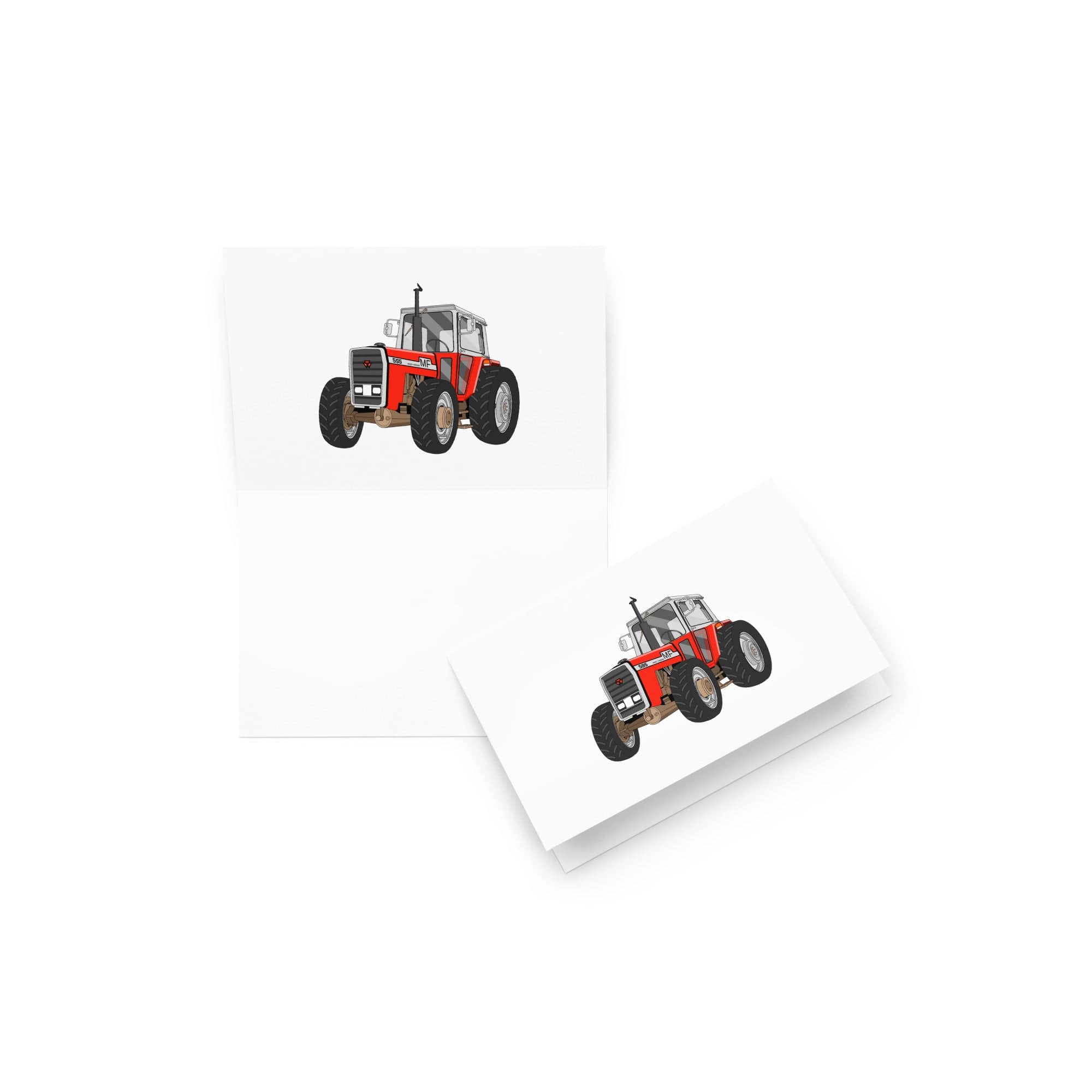 The Tractor Mugs Store 4″×6″ Massey 595 | Greeting card Quality Farmers Merch