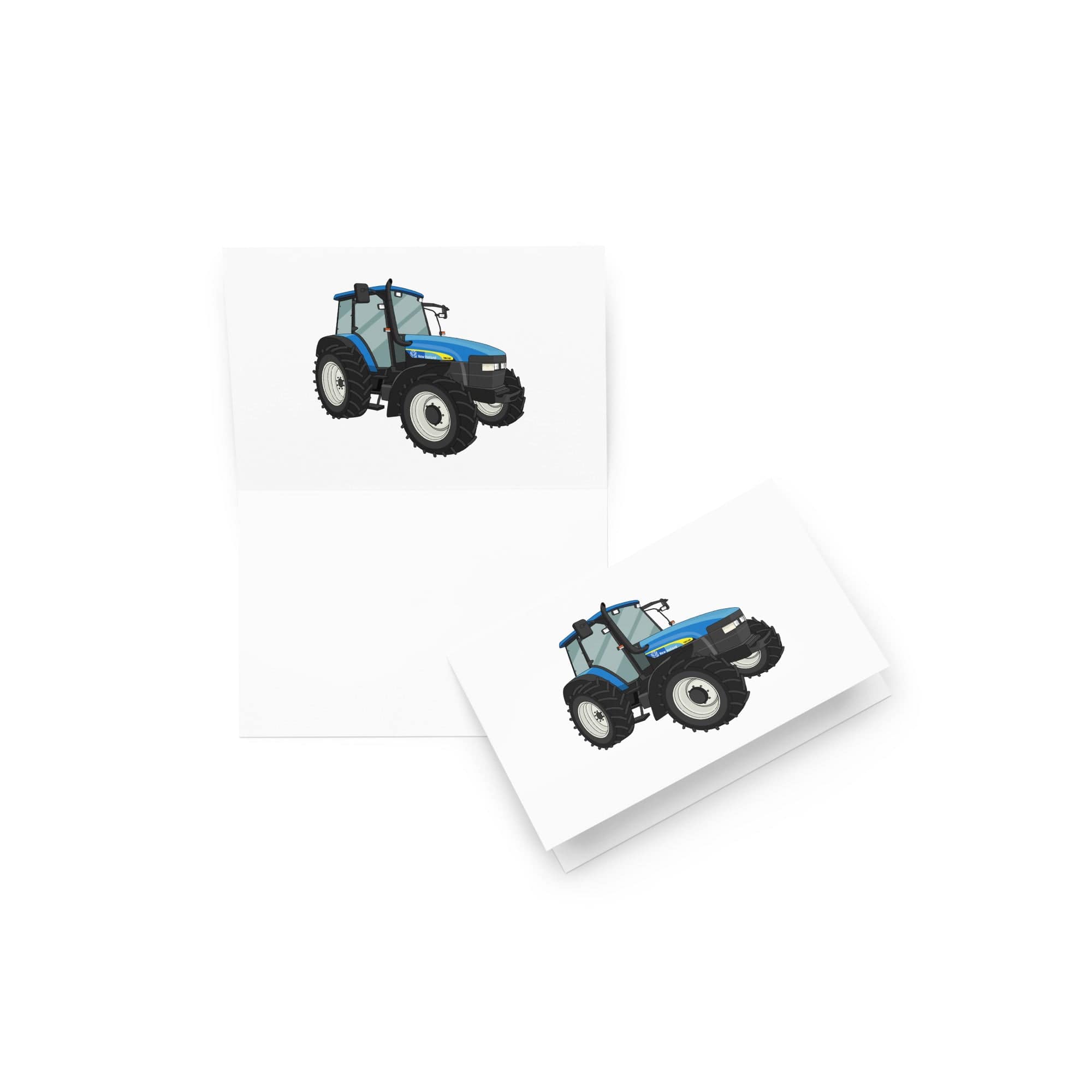 The Tractor Mugs Store 4″×6″ New Holland TM 140 | Greeting card Quality Farmers Merch
