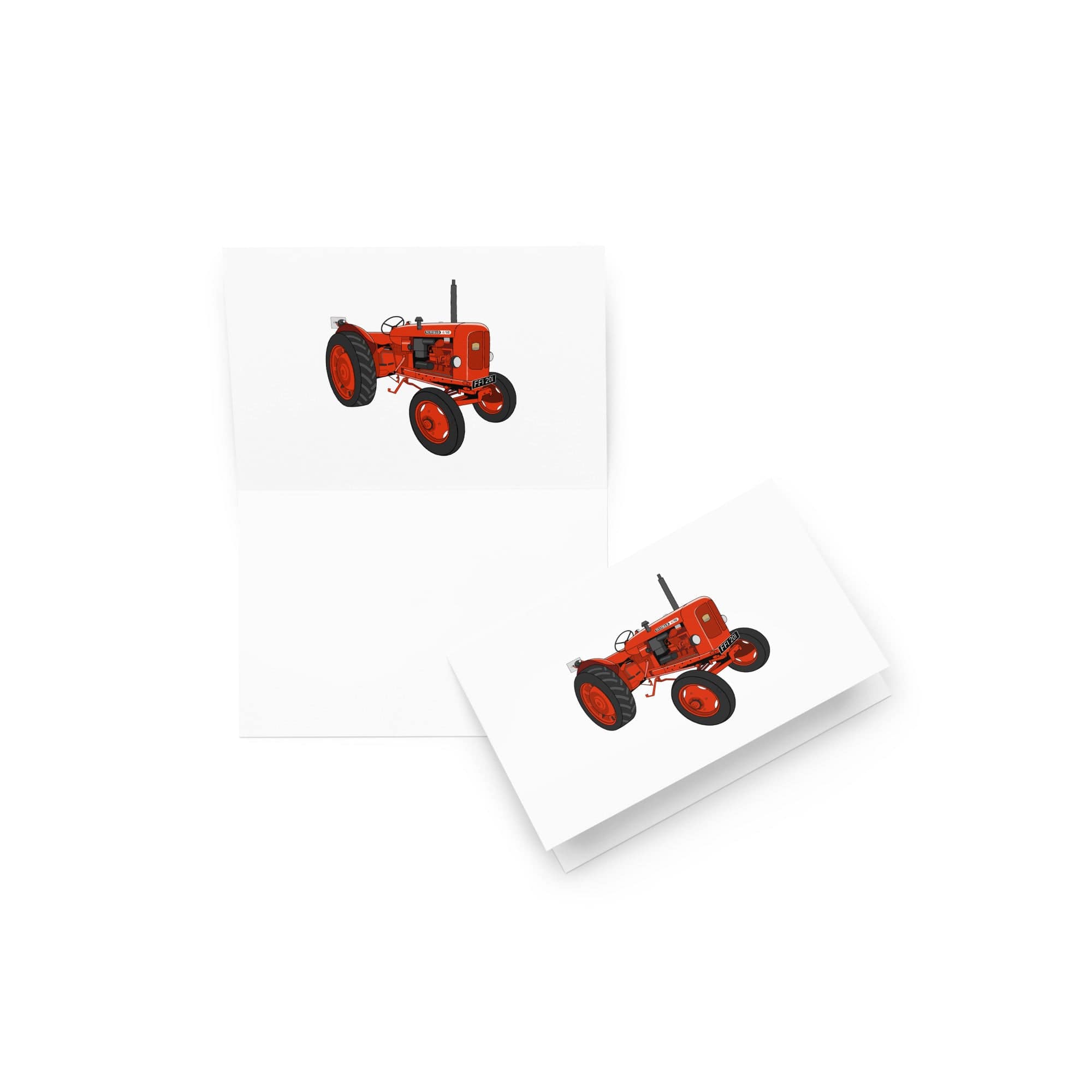 The Tractor Mugs Store 4″×6″ Nuffield 4_60 | Greeting card Quality Farmers Merch