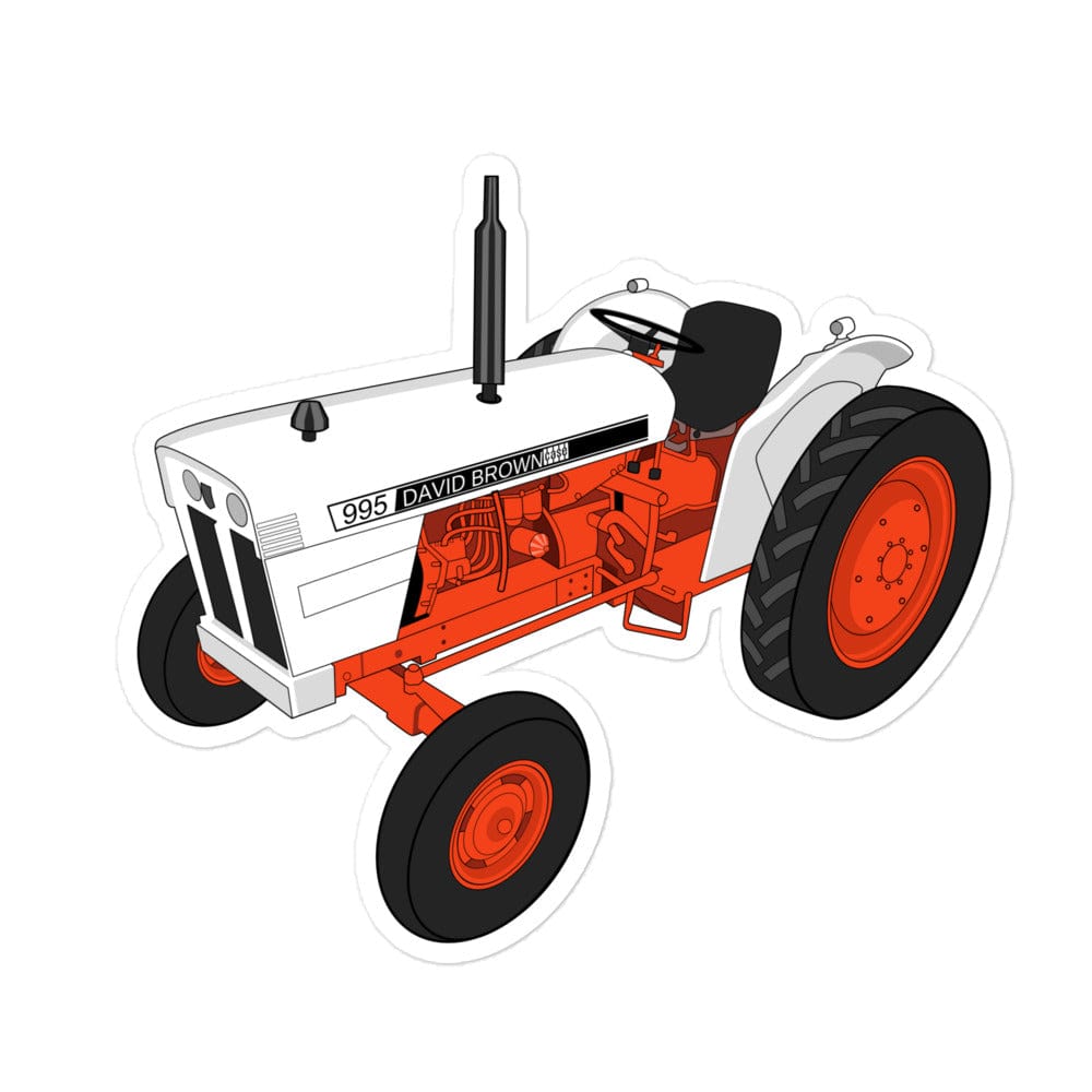 The Tractor Mugs Store 5.5″×5.5″ Case David Brown 995 (1973) | Bubble-free stickers Quality Farmers Merch