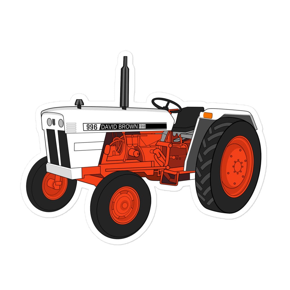 The Tractor Mugs Store 5.5″×5.5″ Case David Brown 996 (1974) | Bubble-free stickers Quality Farmers Merch