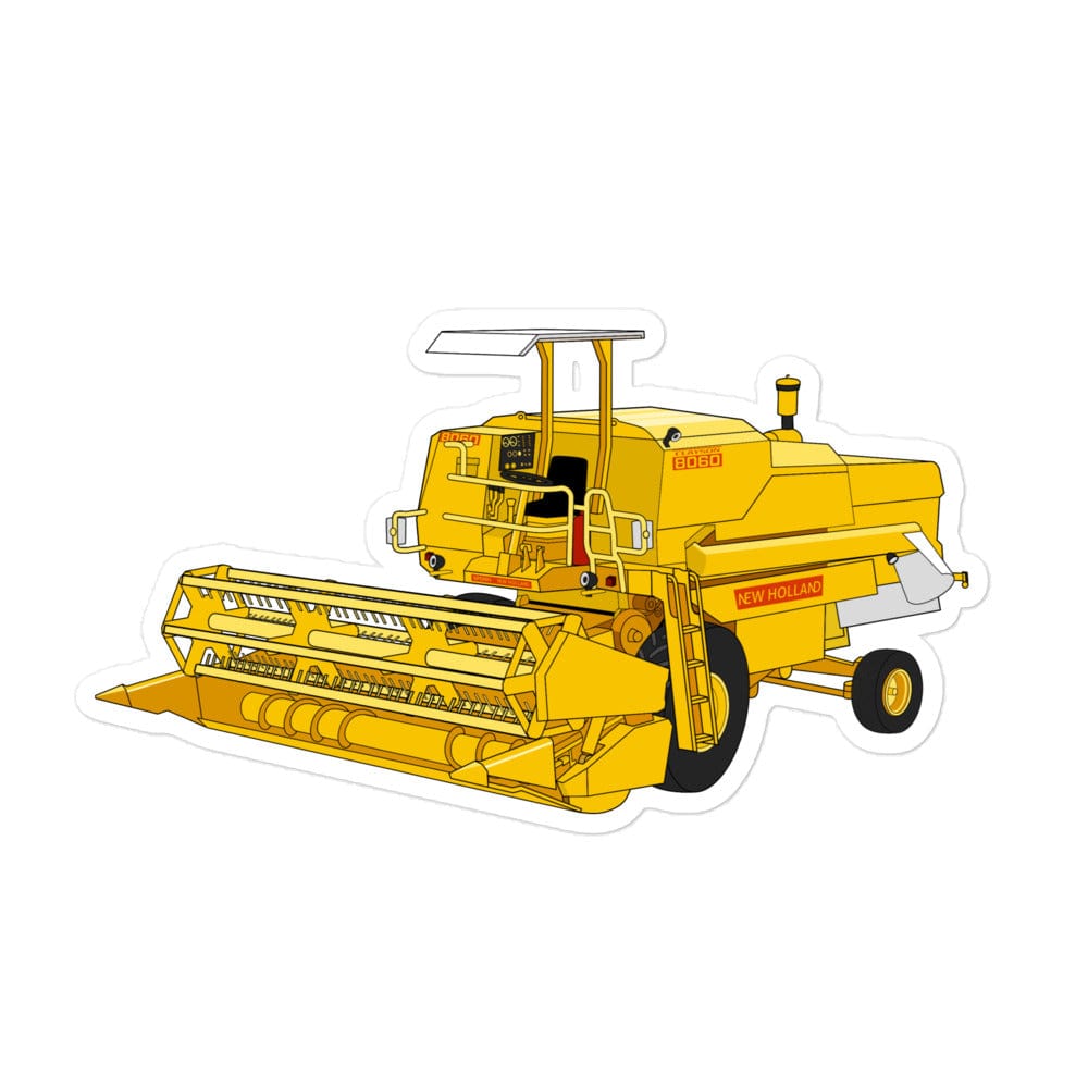 The Tractor Mugs Store 5.5″×5.5″ Clayson 8060 Combine Harvester | Bubble-free stickers Quality Farmers Merch