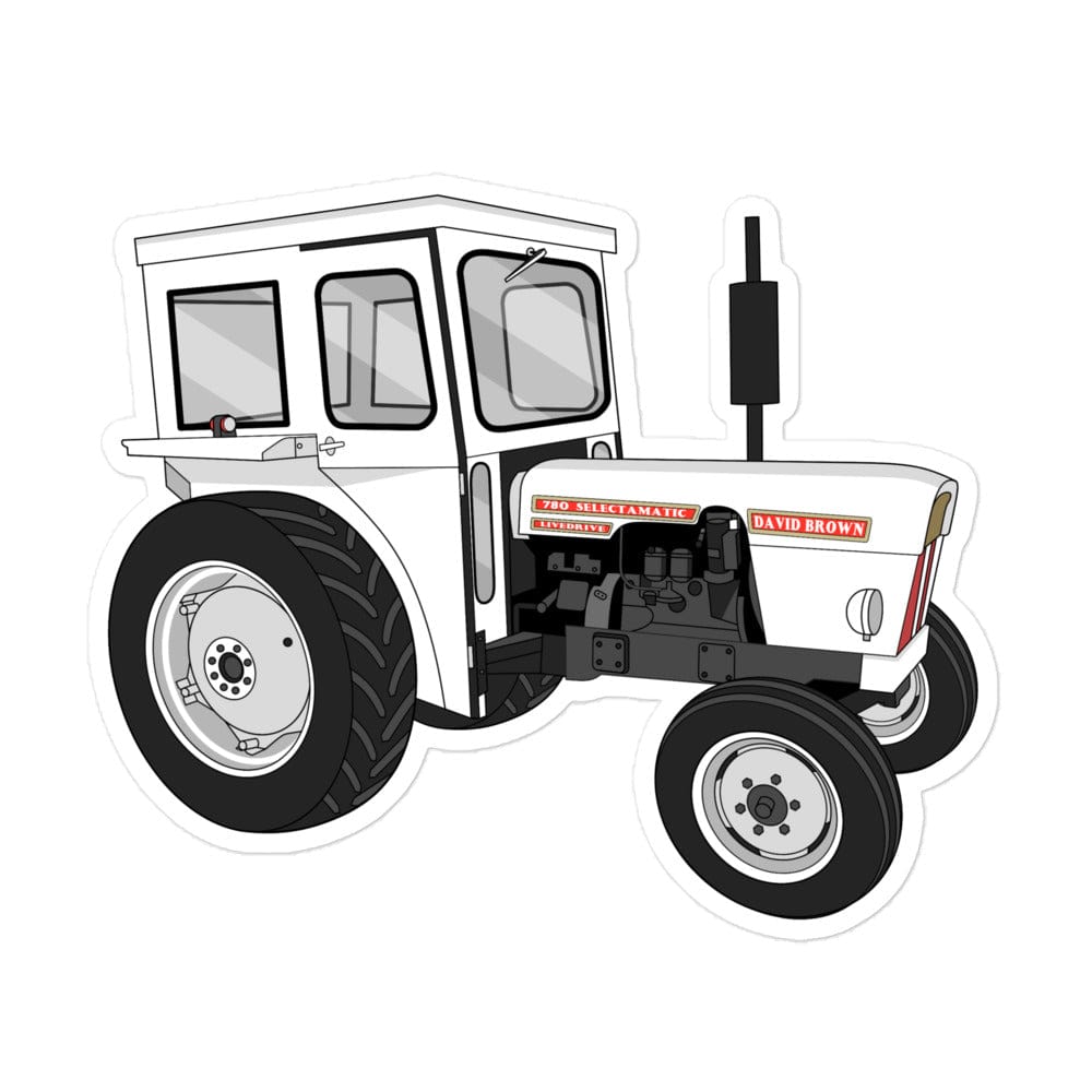 The Tractor Mugs Store 5.5″×5.5″ David Brown 780 Selectamatic | Bubble-free stickers Quality Farmers Merch