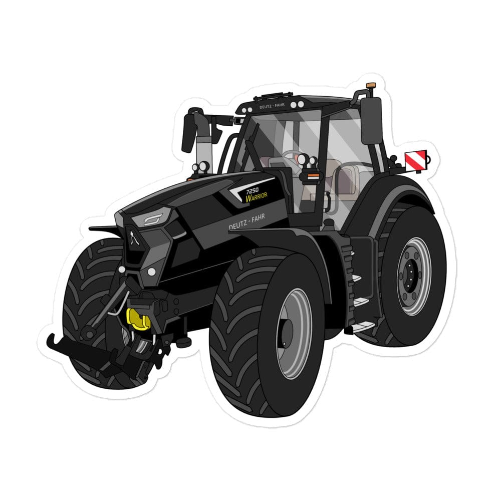 The Tractor Mugs Store 5.5″×5.5″ Deutz-Fahr 7250 TTV Warrior Edition | Bubble-free stickers Quality Farmers Merch