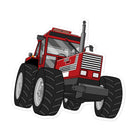 The Tractor Mugs Store 5.5″×5.5″ FIAT 1880 4WD | Bubble-free stickers Quality Farmers Merch