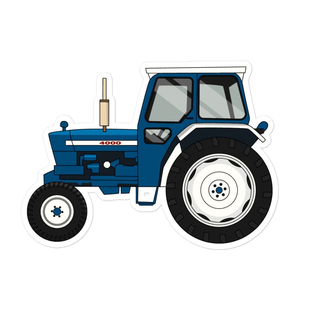The Tractor Mugs Store 5.5″×5.5″ Ford 4000 | Bubble-free stickers Quality Farmers Merch