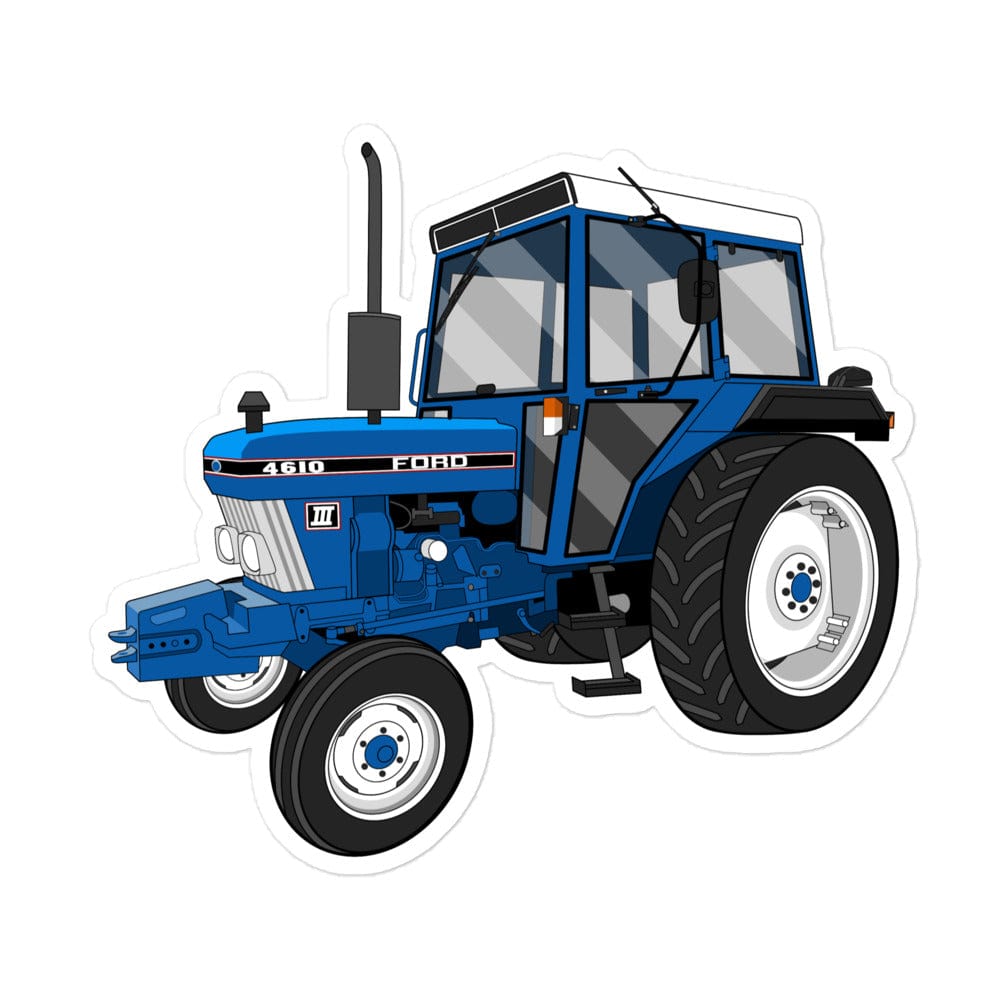 The Tractor Mugs Store 5.5″×5.5″ Ford 4610 2WD | Bubble-free stickers Quality Farmers Merch