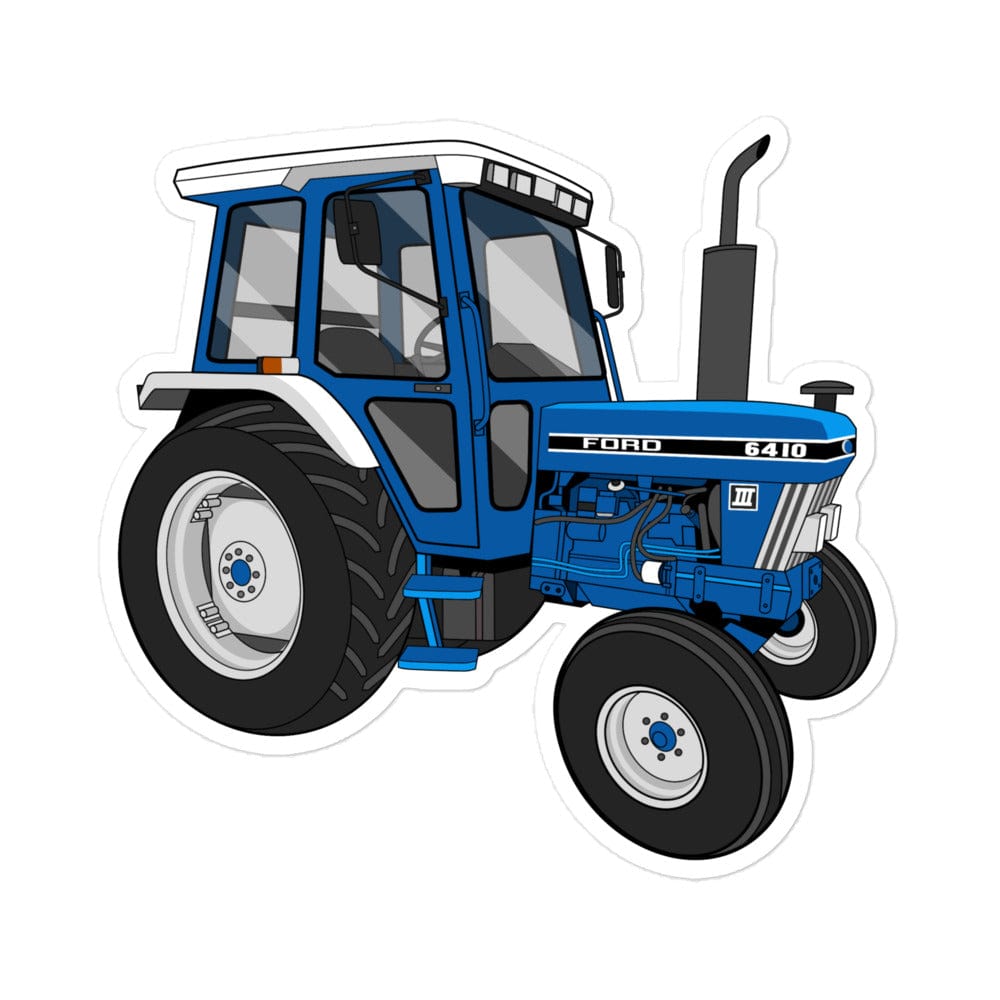 The Tractor Mugs Store 5.5″×5.5″ Ford 6410 2WD | Bubble-free stickers Quality Farmers Merch