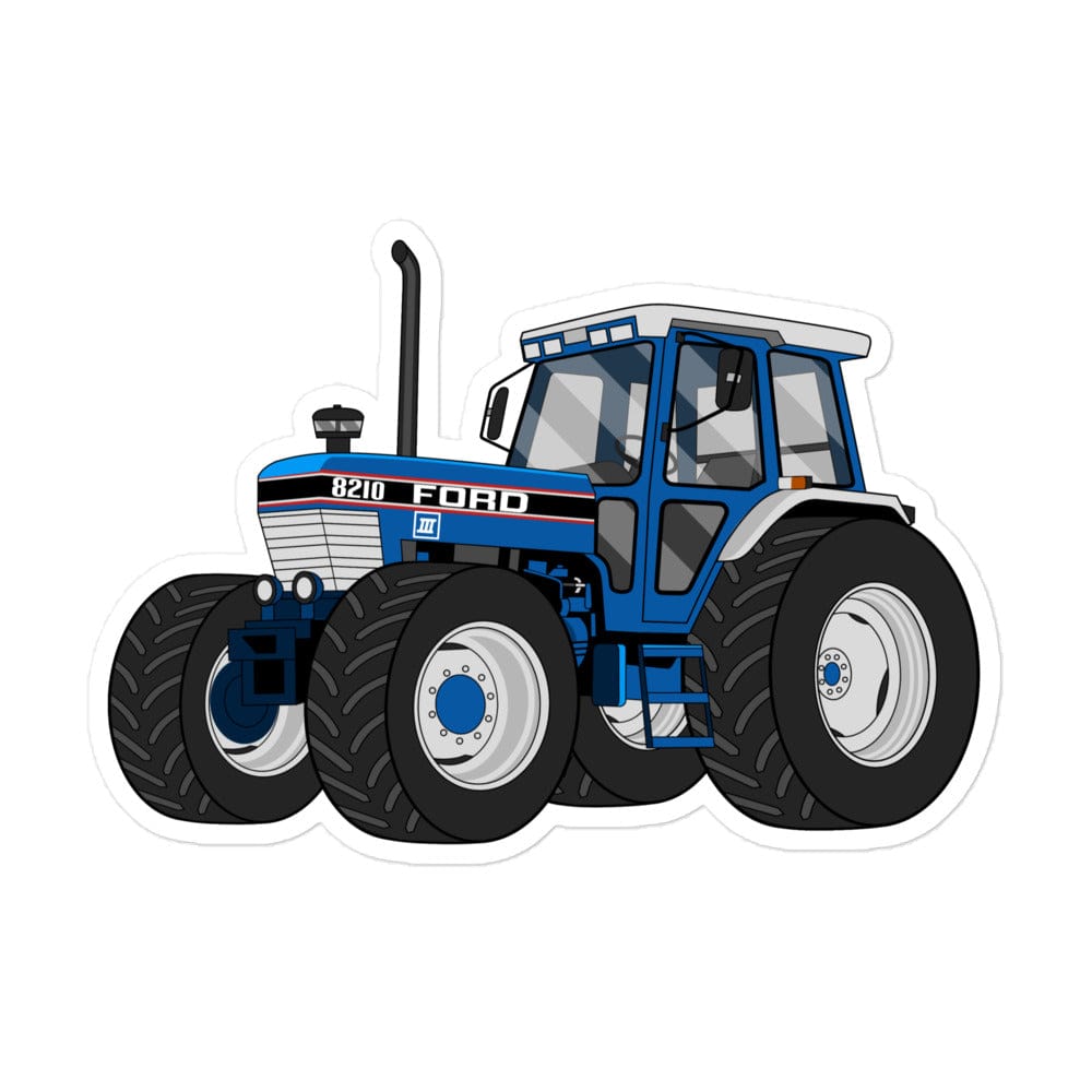 The Tractor Mugs Store 5.5″×5.5″ Ford 8210 4WD | Bubble-free stickers Quality Farmers Merch