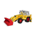 The Tractor Mugs Store 5.5″×5.5″ JCB 4D Backhoe | Bubble-free stickers Quality Farmers Merch