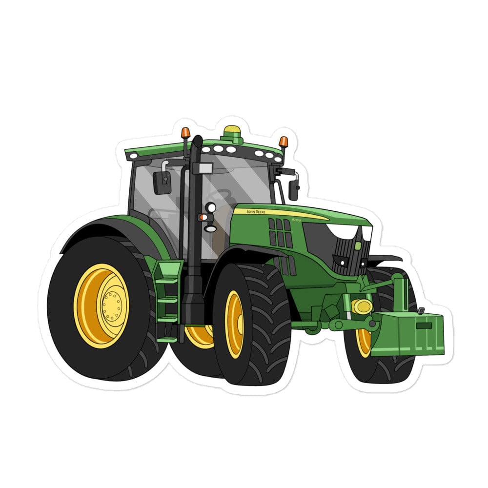 The Tractor Mugs Store 5.5″×5.5″ John Deere 6210 R | Bubble-free stickers Quality Farmers Merch