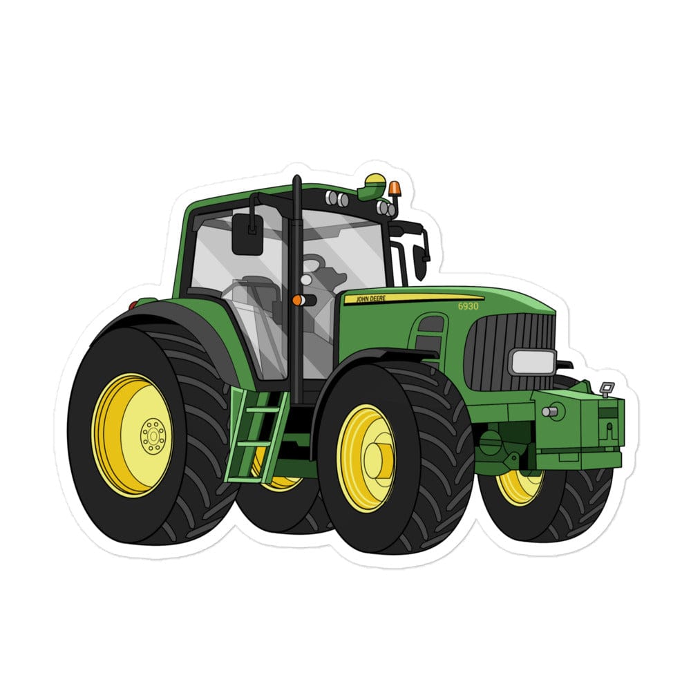 The Tractor Mugs Store 5.5″×5.5″ John Deere 6930 Premium | Bubble-free stickers Quality Farmers Merch
