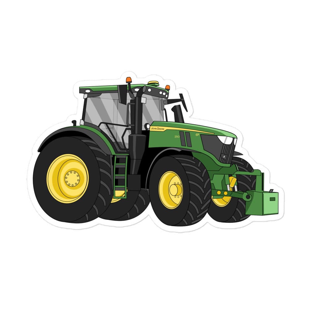 The Tractor Mugs Store 5.5″×5.5″ John Deere 6R | Bubble-free stickers Quality Farmers Merch