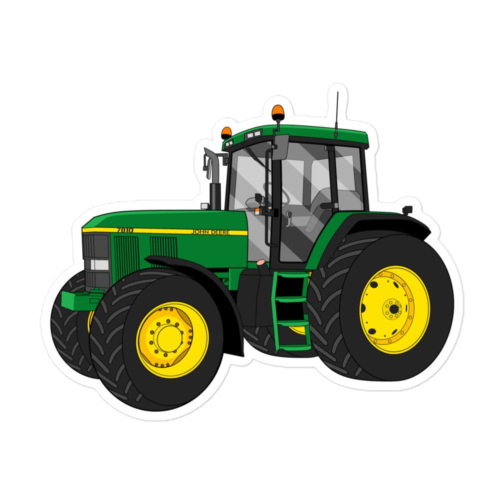 The Tractor Mugs Store 5.5″×5.5″ John Deere 7810 | Bubble-free stickers Quality Farmers Merch