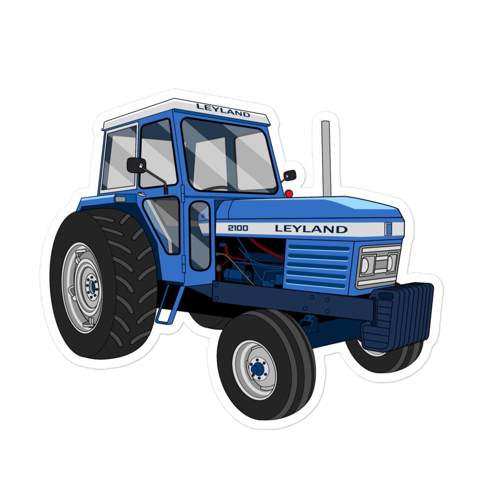 The Tractor Mugs Store 5.5″×5.5″ Leyland 2100 | Bubble-free stickers Quality Farmers Merch