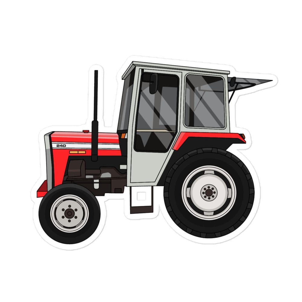 The Tractor Mugs Store 5.5″×5.5″ Massey Ferguson 240 | Bubble-free stickers Quality Farmers Merch