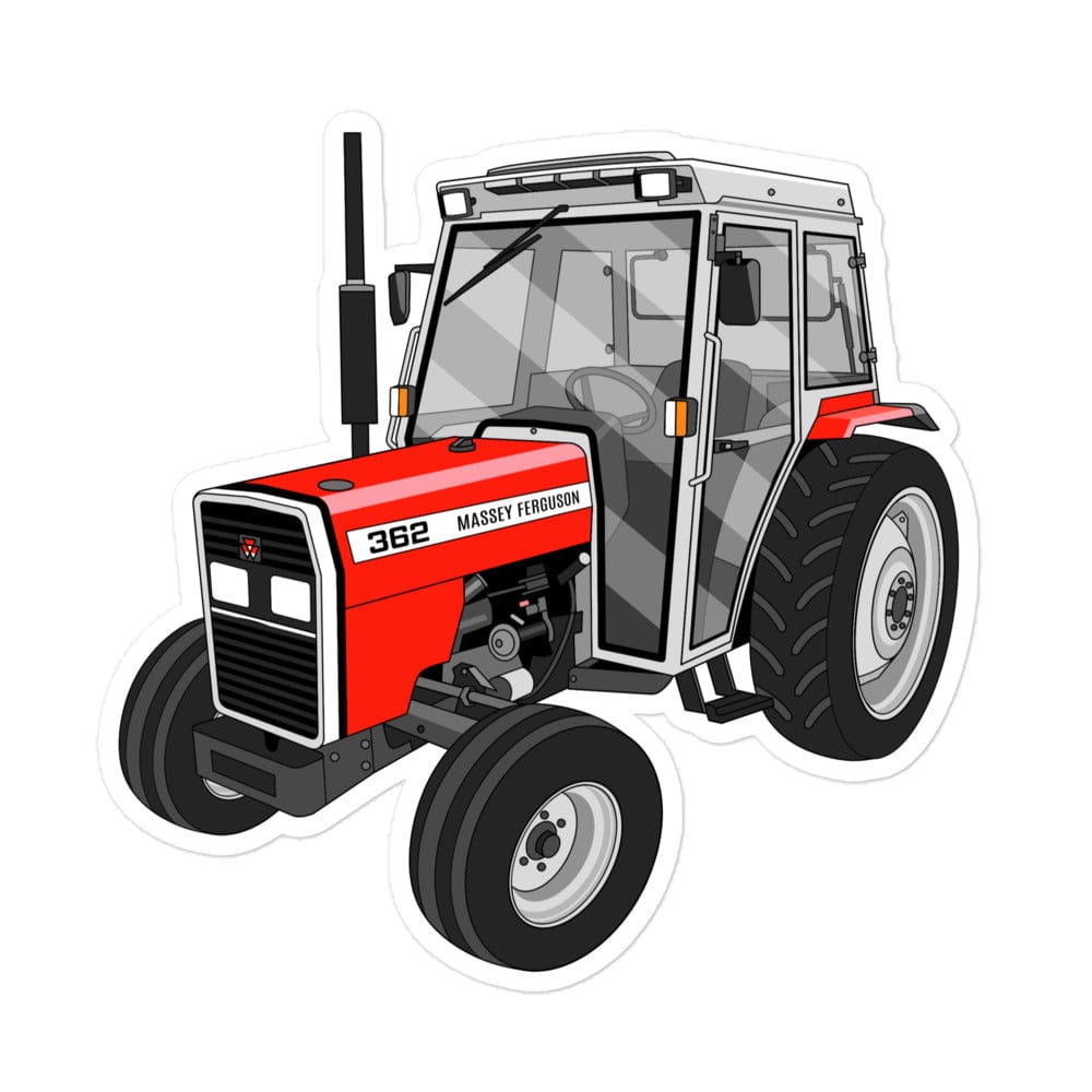 The Tractor Mugs Store 5.5″×5.5″ Massey Ferguson 362 | Bubble-free stickers Quality Farmers Merch