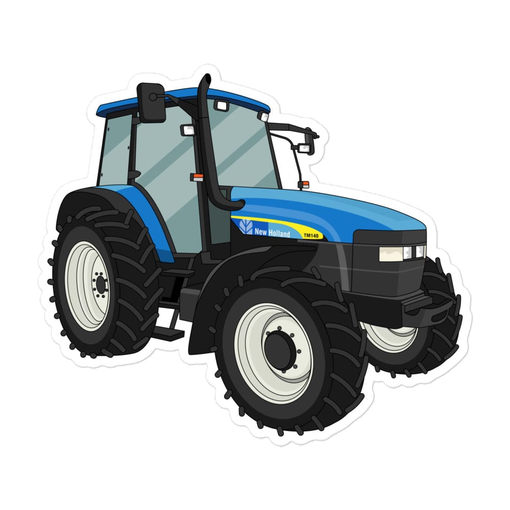 The Tractor Mugs Store 5.5″×5.5″ New Holland TM 140 | Bubble-free stickers Quality Farmers Merch