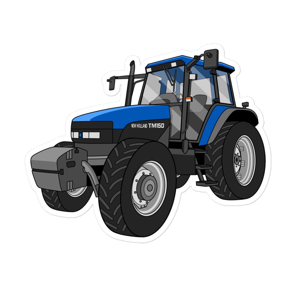 The Tractor Mugs Store 5.5″×5.5″ New Holland TM 150 Super Steer | Bubble-free stickers Quality Farmers Merch