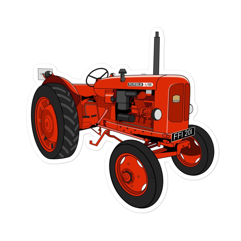 The Tractor Mugs Store 5.5″×5.5″ Nuffield 4_60 | Bubble-free stickers Quality Farmers Merch